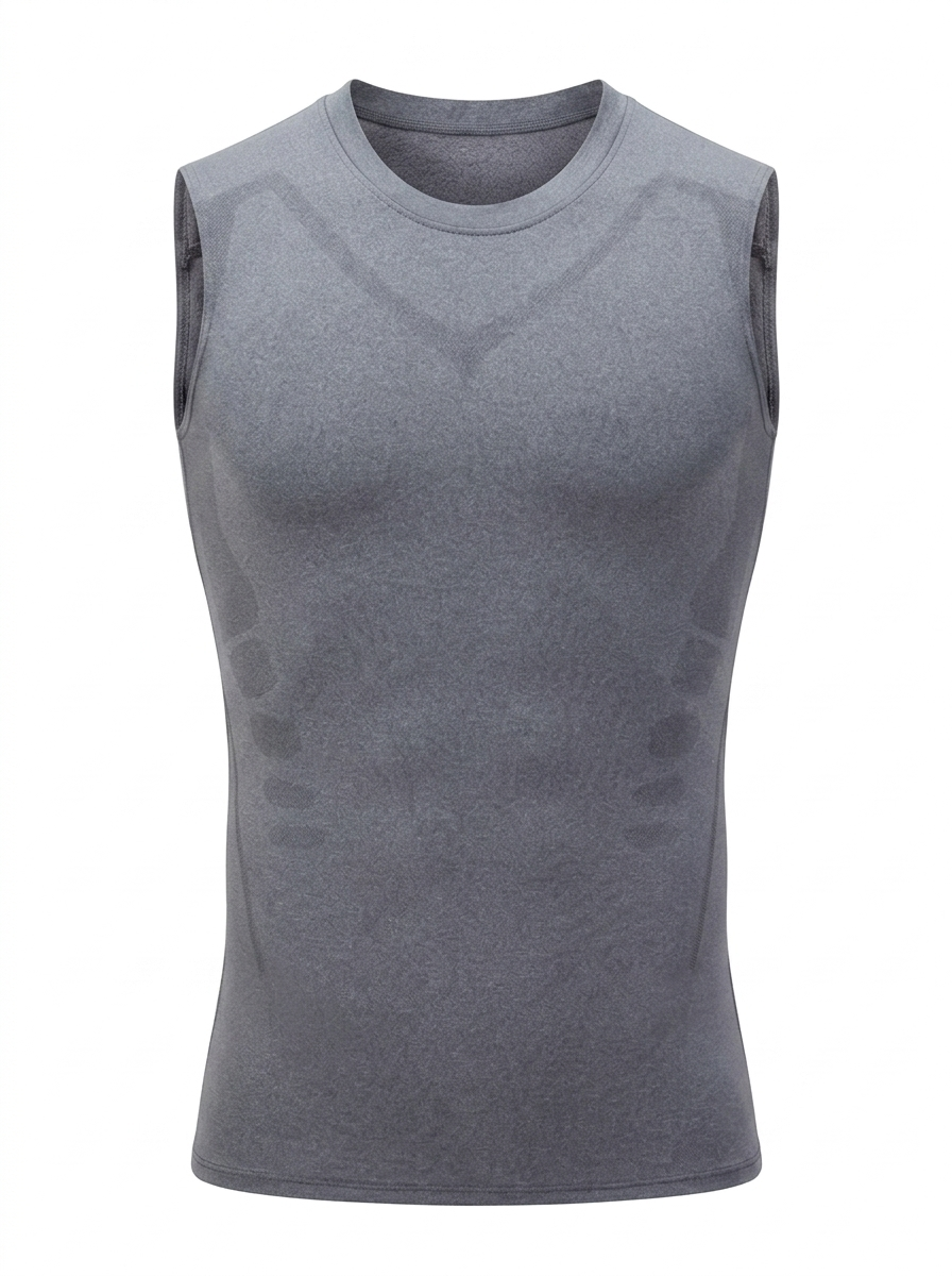 Débardeur sculptant homme Belyform, coloris gris