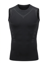 Débardeur sculptant homme Belyform, coloris noir